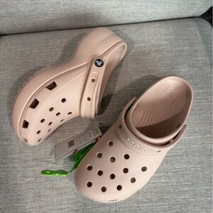 NWT Crocs Classic Platform Clog Quartz Women's 9